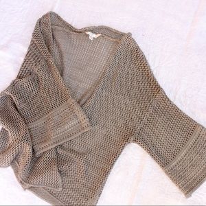 Knitted Gray Cardigan